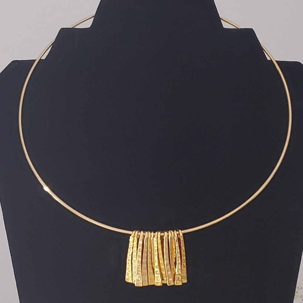 Fringe Choker In Gold-Tone 🌴